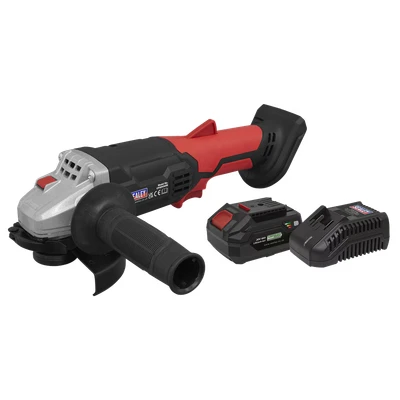 Image of Sealey Cordless Angle Grinder Kit Ø115mm 20V 4Ah SV20 Series