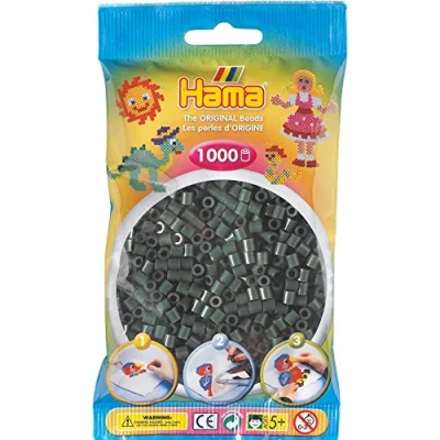 Image of Hama Beads 1,000 Bead Bag Dark Green