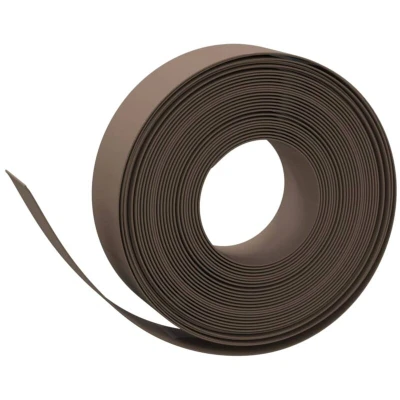 Image of vidaXL Garden Edgings 5 pcs Brown 10 m 15 cm Polyethylene