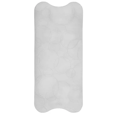 Image of Ubbi Non Slip Baby Bath Mat, Soft Textured In Tub Powerful Suction Cups, And Toddler Time Essentials, Grey