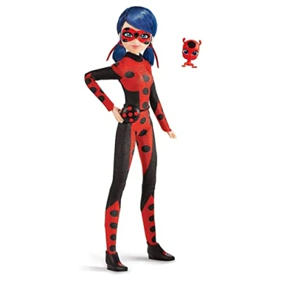 Image of Miraculous Ladybug And Cat Noir Toys Fashion Doll V2 Articulated 26cm With Accessories Kwami Marinette Superhero Figurine Bandai Dolls