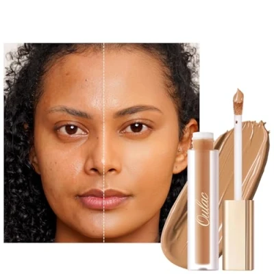 Image of Oulac Concealer Full Coverage, for Under Eyes, Long Lasting Concealer, Multipurpose Make up Moisturising &amp; Hydrating Formula, Shade: W1 Porcelain 3.8 ml