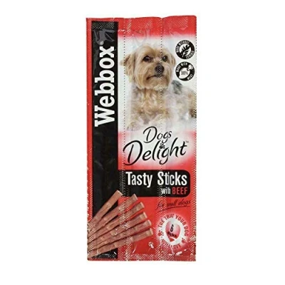 Image of DELIGHT TASTY STICKS BEEF DOG TREATS FOR SMALL 30G/6 PACK (12X)