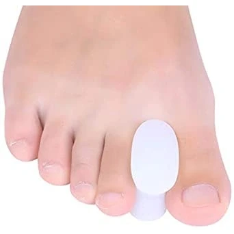 Image of Silicone Toe Spreaders Bunion Gel Spacers Separators 4 PCS Correctors Seperators Orthotics for Pain Relief, Overlapping Toes