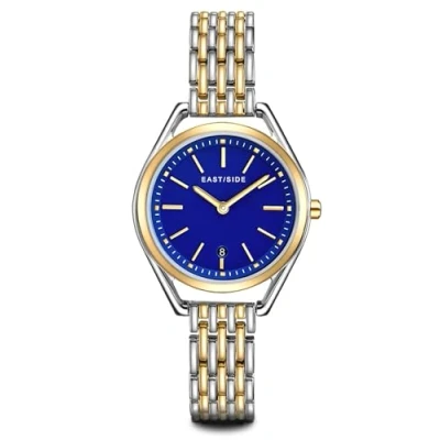 Image of Eastside Womens Female Quartz Stainless Steel Silver/Yellow Gold Watch Silver &amp; Metal Composite One Size