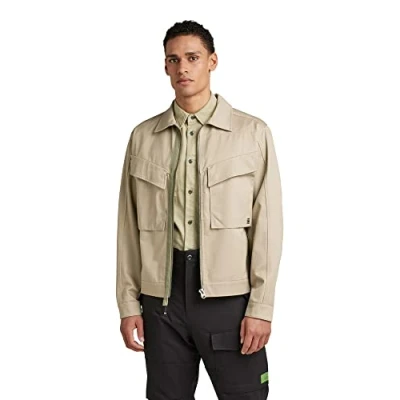 Image of G STAR RAW Men&#039;s Trucker Jacket, Beige (westpoint khaki D21051 C981 C531), XL