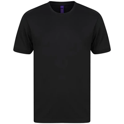 Image of Henbury HB024 Mens Hi Cool Performance T Shirt Black M