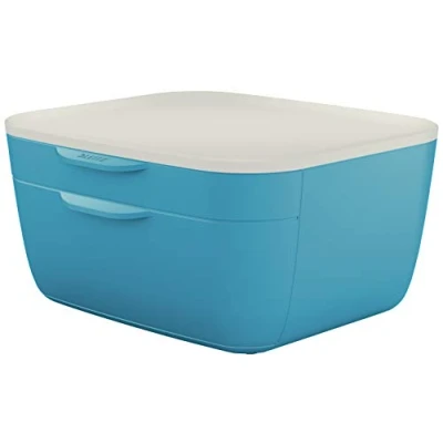 Image of Leitz Two Drawer Cabinet, Cosy Range, Calm Blue, 53570061