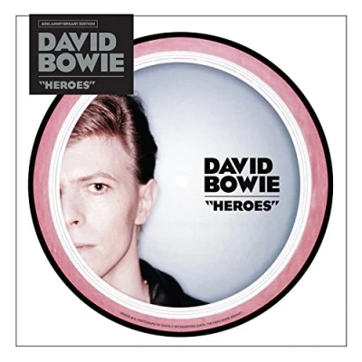 Image of David Bowie &quot;Heroes&quot; 40th Anniversary Edition 2017 UK 7&quot; picture disc DBHERO40