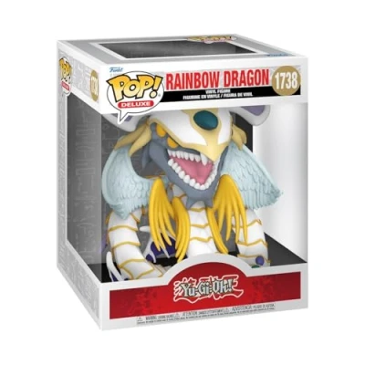 Image of Funko POP! Deluxe: YGO Rainbow Dragon Yu Gi Oh! Collectable Vinyl Figure Gift Idea Official Merchandise Toys for Kids &amp; Adults Anime Fans Model Collectors and Display
