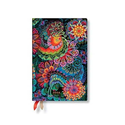 Image of Moonlight (Olena’s Garden) Mini Verso 12 month Dayplanner 2024