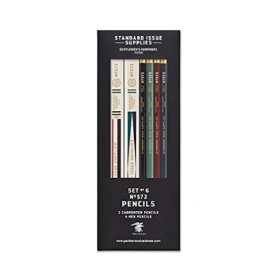 Image of Gentlemen&#039;s Hardware Standard Issue Carpenter &amp; Hex Pencils Boxed Set, 6 Piece