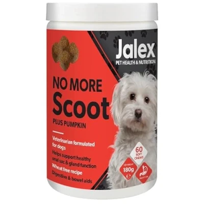 Image of Jalex No More Scoot for Dogs 60 Soft Chews Anal Gland Dog Supplement