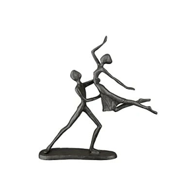 Image of Casablanca modernes Design Sculpture, Iron, Brown, Höhe 17,5 cm