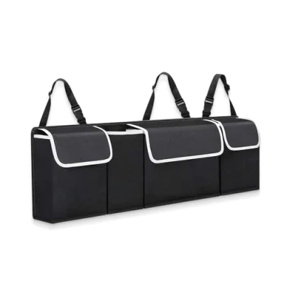Image of ZAPORA Car Boot Organiser, for RENAult Arkana 2021 2023 Anti Slip Tidy Storage, Foldable, Durable Interior Declutter Bag
