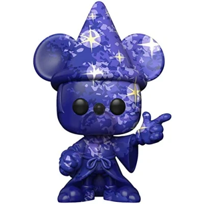 Image of Funko POP! Disney: Fantasia 80th Mickey Mouse#1 (Artist Series) Collectable Vinyl Figure Includes Premium Plastic Protector Display Case Gift Idea Official Merchandise