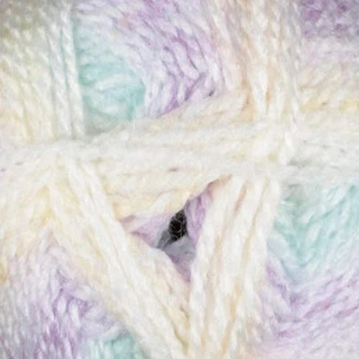 Image of James Brett Baby Marble DK Knitting Yarn Soft Double Knit Wool 5 x 100g (Aqua Purple Yellow BM33)