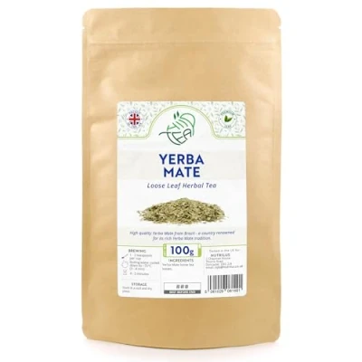 Image of Yerba Mate Loose Leaf Herbal Tea Brazilian Green (100g)