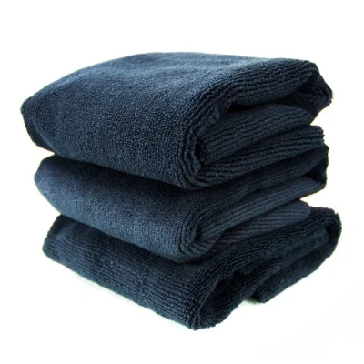 Image of Chemical Guys MIC8053 Monster Edgeless Microfiber Towel, Black 16 in. x (Pack of 3)