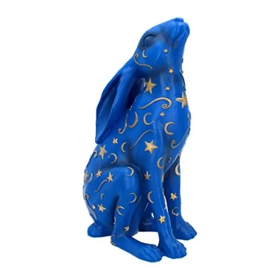 Image of Nemesis Now Lepus Hare Figurine, Blue, 26cm