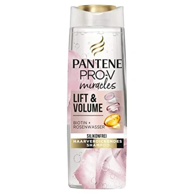 Image of Pantene Pro V Miracles Lift &amp; Volume Silicone Shampoo, 250 ml, Biotin + Rosewater, Beauty, Hair Care, Shampoo Women, Without Silicone, Volume, Thick Hair, Long