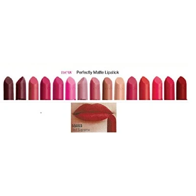 Image of Avon True Colour Perfectly Matte Lipstick RED SUPREME by