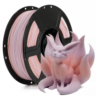 Image of FLASHFORGE Rapid PLA Matte Gradient Filament 1.75mm Pink &amp; Purple, Transform Colors Smoothly Fast, High Flow Speedy 3D Printer Filament, Easy to Remove Support Non Glossy Appearance (Dawn Shell)