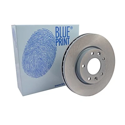 Image of 0K58B33251, oK58B33251 Brake disc BLUE PRINT ADG04381 Front Axle 274mm 28mm 5 Hole 114mm internally vented Coated