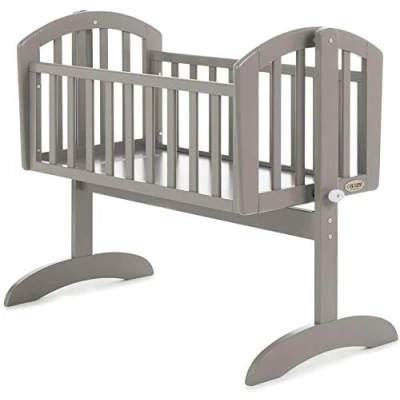 Image of Obaby Sophie Swinging Crib, Warm Grey
