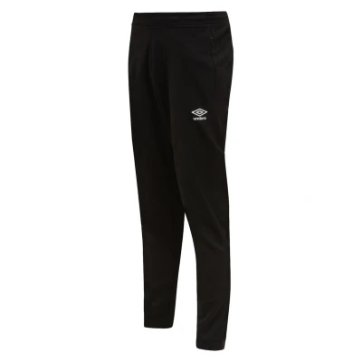 Image of Umbro Mens Pro Fleece Jogging Bottoms (Black/White) Size Large
