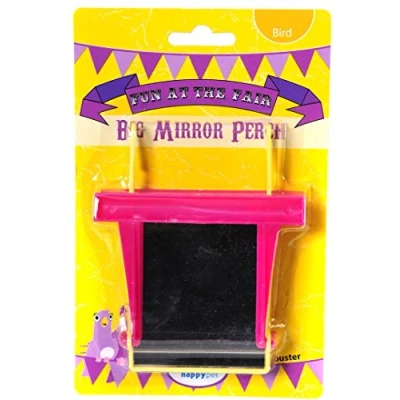 Image of Happypet Fun At The Fair Big Mirror Perch Assorted Colours