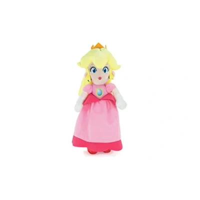 Image of Whitehouse Leisure Super Mario Bros Soft Toy of the Characters 22cm, 8&#039;66&quot; Mario, Luigi, Toad, Yoshi, Princess Peach, Donkey Kong Quality (22cm, Peach)
