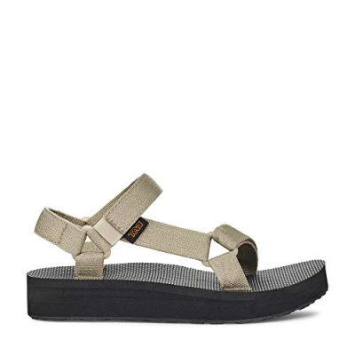 Image of Teva Women&#039;s Midform Universal Sandal, Metallic Champagne, 8 UK