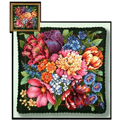 Image of Dimensions Floral Splendour Needlepoint, Multi Colour