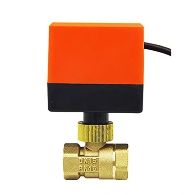 Image of 2 Way motorised Valve Electric Ball AC220v AC24v DC12v 1/2 3/4 1 1/4 inch (AC220v, inch)