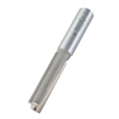 Image of Trend Professional Clearance Ground Two Flute Router Cutter Bit, 1/2 Inch Shank, 12.7mm Cut Diameter &amp; 50mm Length, Tungsten Carbide Tipped, 3/83DCX1/2TC