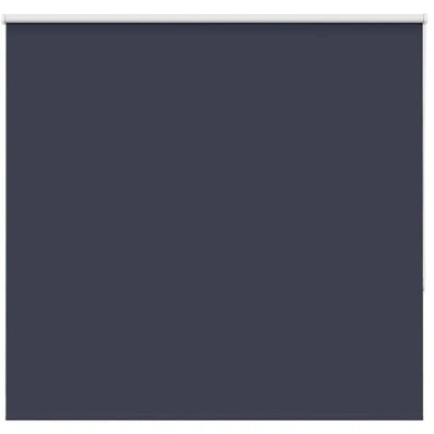 Image of vidaXL Roller Blind Blackout Marine 155x175 cm Fabric Width 151.6 Polyester