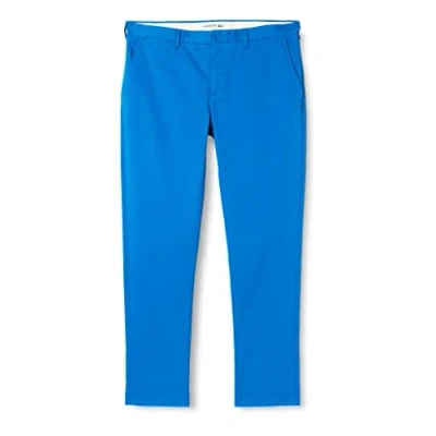 Image of Lacoste Men&#039;s HH2661 Slim fit Chino Pants, Marina, 40W x 34L