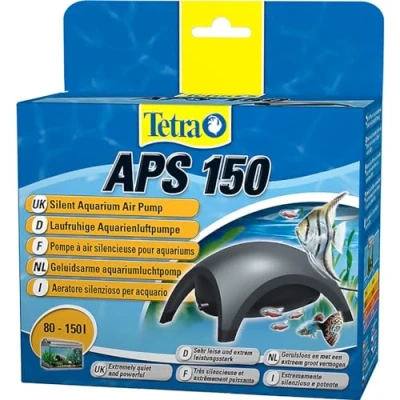Image of Tetra 143166 APS 150 Aquarium Air Pump, Black