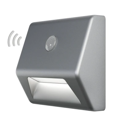 Image of Battery powered luminaire LED: for wall, NIGHTLUX© Stair / 0.25 W, 4.5 V, Cool White, 4000 K, body material: acrylonitrile butadiene styrene (abs), IP54, 1 pack