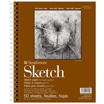 Image of Strathmore 400 Series Sketch Pad, 9 x 12 Inches