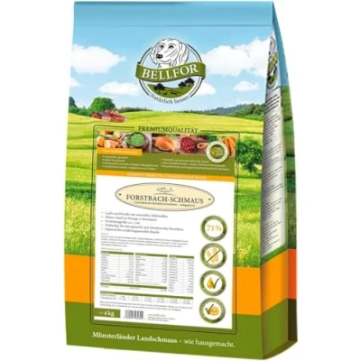 Image of Bellfor Forstbach Schmaus Cold Pressed Dry Food with Wild Salmon and Brook Trout Grain Free 4 kg
