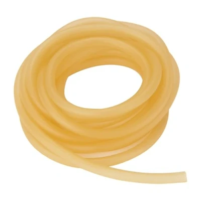 Image of StonyLab Rubber Tubing, Pure Latex Amber Tubing Natural Tube 9 mm OD 6 ID Highly Elastic and Strong, 4 Meter