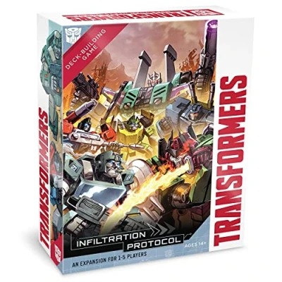 Image of Renegade Game Studios Transformers Deck Building Game: Infiltration Protocol Expansion Ages 14+, 1 5 Players