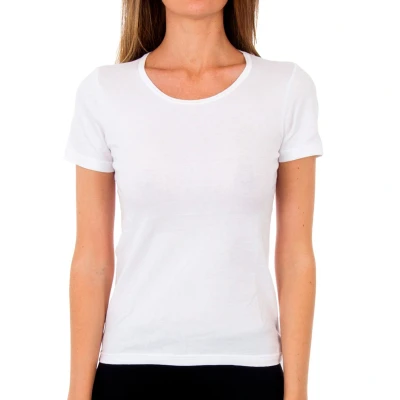 Image of Abanderado Womens Liberty seamless short sleeve t shirt 4589 men White Size Small