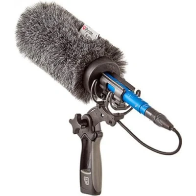 Image of Rycote 033352 18cm 19 22mm Standard Hole Classic Softie Microphone Windshield Kit,Black