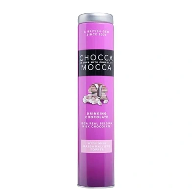 Image of Chocca Mocca Hot Chocolate Drink With Fluffy Marshmallow Pieces Topper, 100% Real Belgian Milk Drinking 140g, Quality Smooth Chocolate, Warming Treat, Great Gift