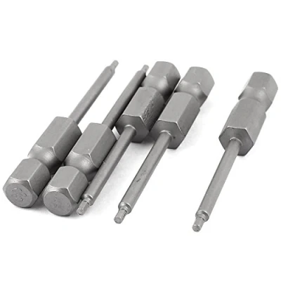 Image of Sourcingmap 1/4 Inch Hex Shank 1.5mm Hexagon Head Magnetic Screwdriver Bits 5pcs