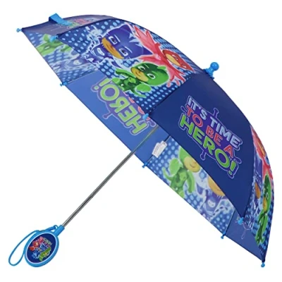 Image of Disney Boys&#039; PJ Masks Character Rainwear Umbrella, Dark Blue, Age 3 6