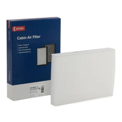 Image of 27891000M, 2789100QAA, B729800QAA Pollen Filter DENSO DCF502P Particulate 230mm 160mm 30mm RENAULT: CLIO 2, Kangoo I, MEGANE 1 Cabriolet